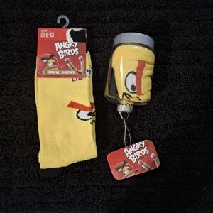 Angry Birds Socks In An Ornament